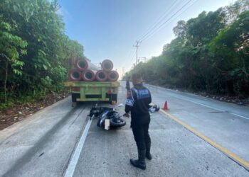 Warga Berebas Tengah Tewas Usai Tabrak Truk Mogok di Jalan Poros Sangatta-Bontang