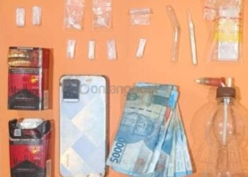 Polisi Gerebek Rumah di Berebas Tengah, Dua Pria Diringkus