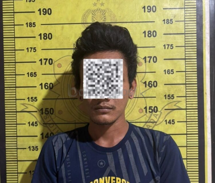Pelaku penganiayaan ditahan di kantor polisi