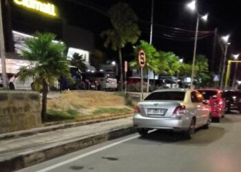 Parkir Sembarangan di Depan Citi Mall Bontang Picu Kemacetan, Dishub Siapkan Evaluasi
