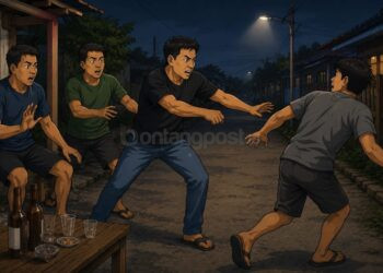 Cekcok Usai Pesta Miras, Pria di Bukit Kusnodo Bontang Bacok Temannya