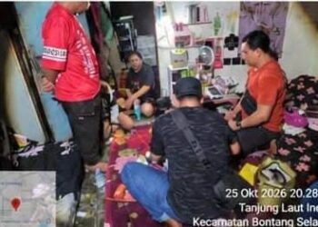Dua Perempuan Dibekuk di Tanjung Laut Indah, Sudah Sebulan Bisnis Sabu