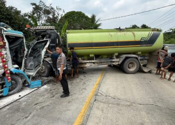 Kronologi Tabrakan di Sangkima, Truk Tangki Diduga Masuk Jalur Lawan